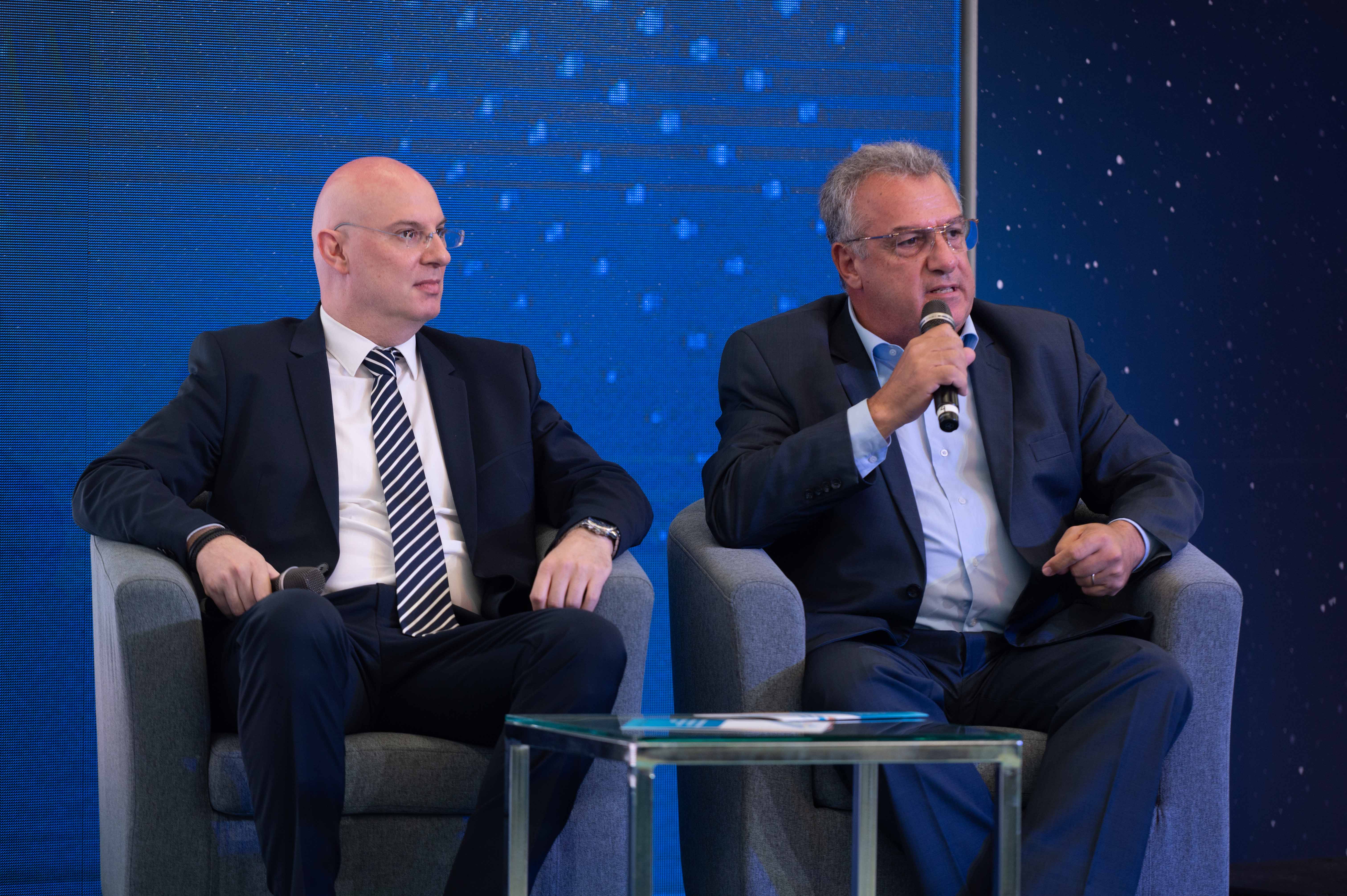 Ο Διευθυντής του ΕΚΤ και ο Προέδρος του ΣΕΒΕ στην εκδήλωση για την παρουσίαση των αποτελεσμάτων της κοινής έρευνας